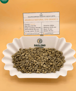 Arabica Natural Processed Coffee Beans S16 Grade 2